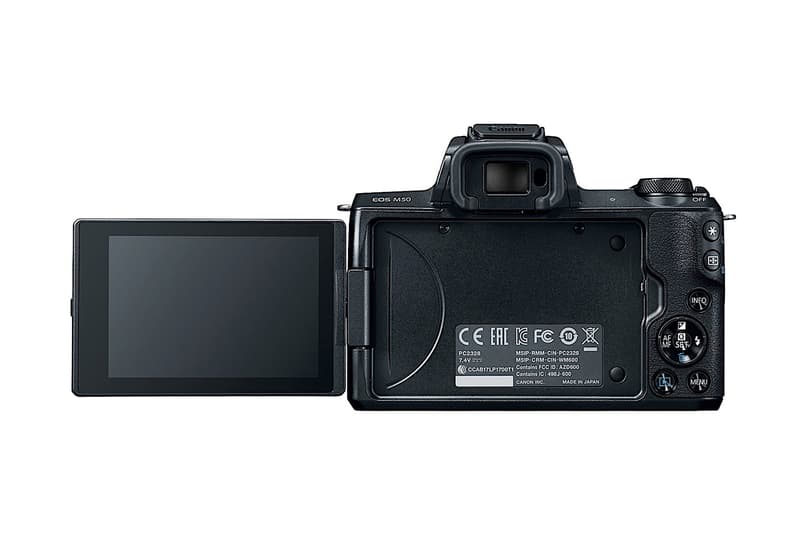 Canon EOS M50 Mirrorless Canon Rebel T7 DSLR Social Media Vloggers 4K Video Influencers HDR 24.1-megapixel sensor Wi-Fi