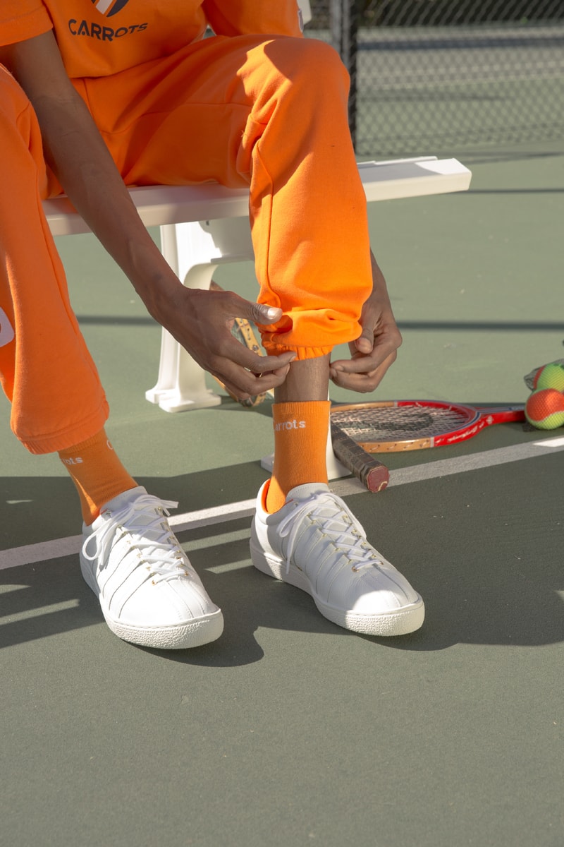 Carrots K-Swiss Made in Japan Classic 66 White T-Shirt Sweatpants Anwar