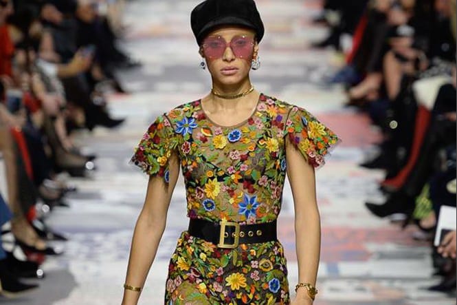 Christian Dior's Fall/Winter 2018 Show Was a Floral Eyeful