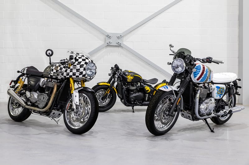 D*Face Creates Custom, Hand-Painted Art for Triumph Motorcycles Collab