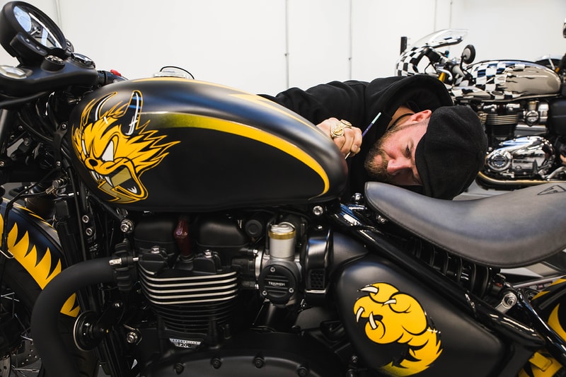 D Face Triumph Motorcycles Collaboration custom bikes choppers cruisers