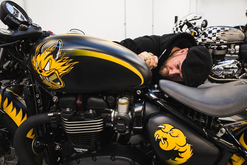 D Face Triumph Motorcycles Collaboration custom bikes choppers cruisers