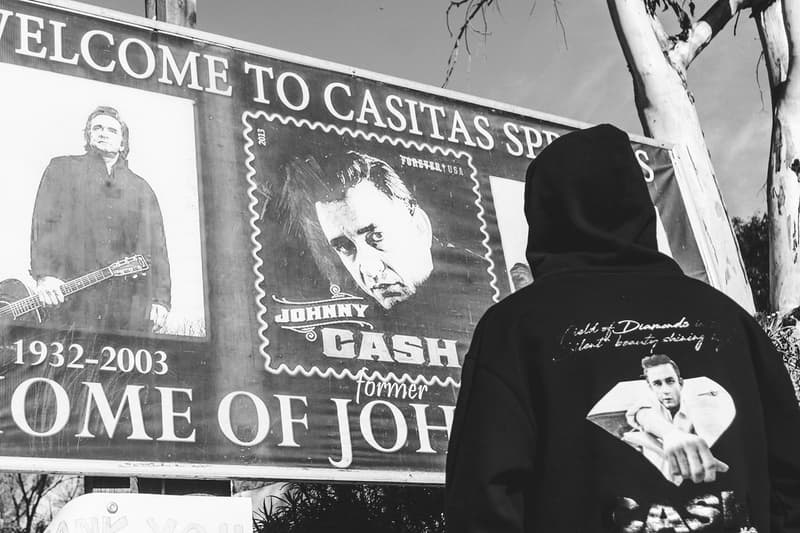 Diamond Supply Co. Johnny Cash Collection Collaboration 2018 Spring Summer jamie isaac childhood covers london show casitas springs the man in black