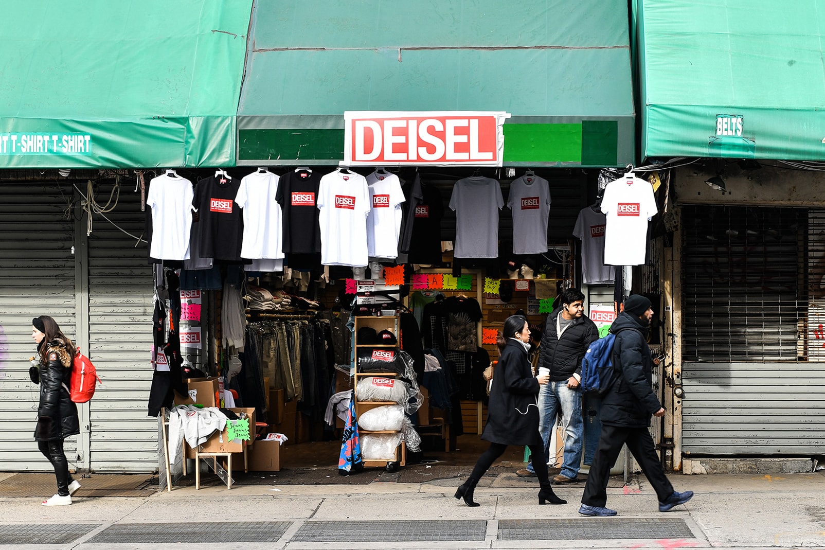 Diesel Bootleg 'Deisel' Collection New York Launch Fake Canal Street