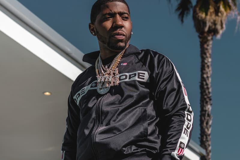 DOPE x YFN Lucci Spring/Summer 2018 Lookbook rapper atlanta los angles boss life moto sports streetwear