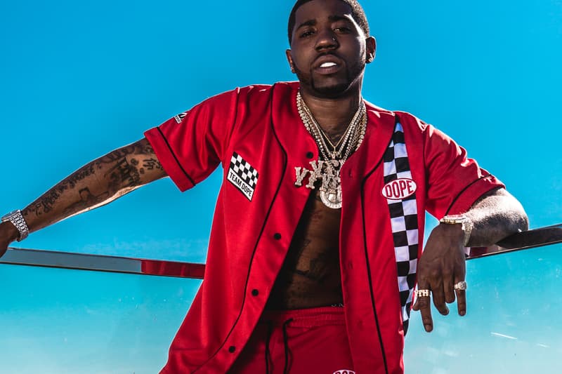 DOPE x YFN Lucci Spring/Summer 2018 Lookbook rapper atlanta los angles boss life moto sports streetwear