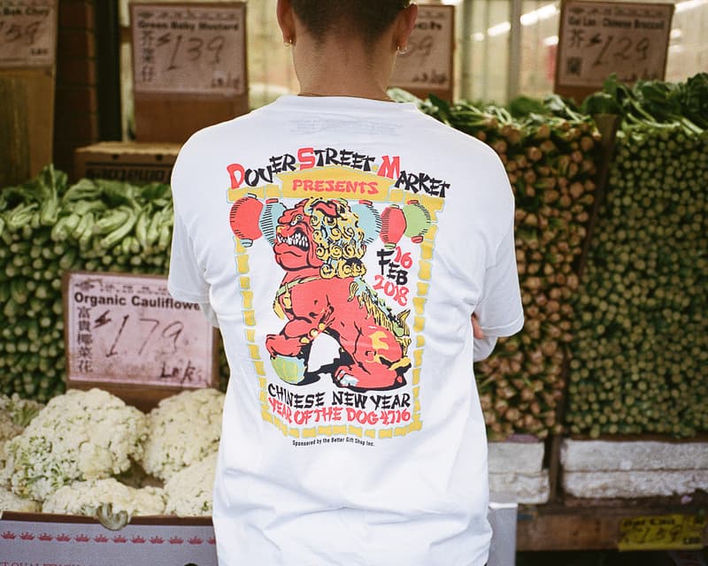 Dover Street Market Chinese New Year T-shirt Capsule collection year of the dog BAPE a bathing ape Noah Stussy Expert Horror NikeLab Avi Gold Better™ Bianca Chandon Doublet Dreamland Syndicate Richardson Undercover Nick Cave 8-ball gimme 5 iggy werk magazine