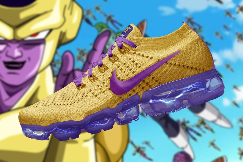 Dragon Ball Super Nike Air Vapormax Renders concepts the golden shape custom romain