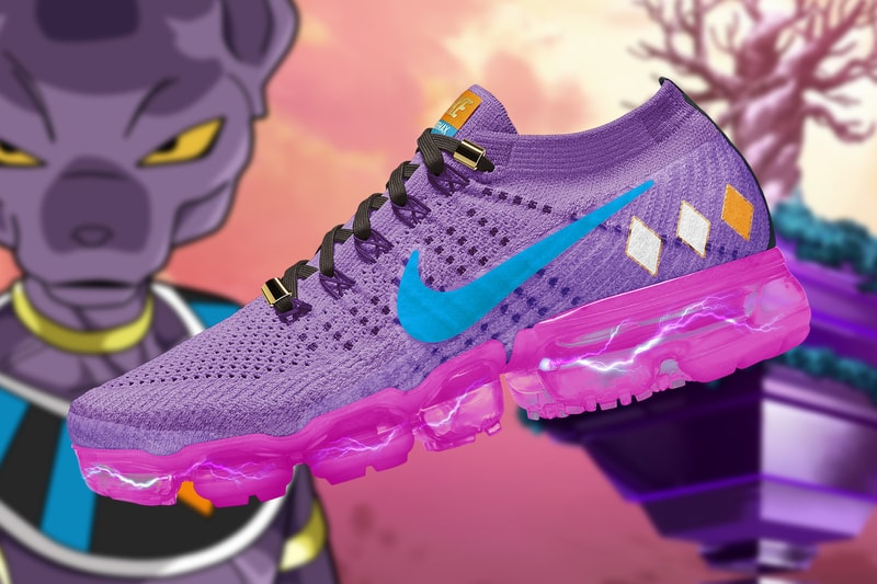 Dragon Ball Super Nike Air Vapormax Renders concepts the golden shape custom romain