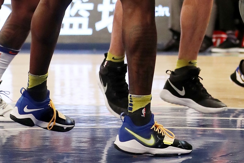 Jordan Bell Custom Dragon Ball Z Nike PG1 Vegeta kickstradomis golden state warriors new york knicks msg madison sqaure garden 2018 february 27