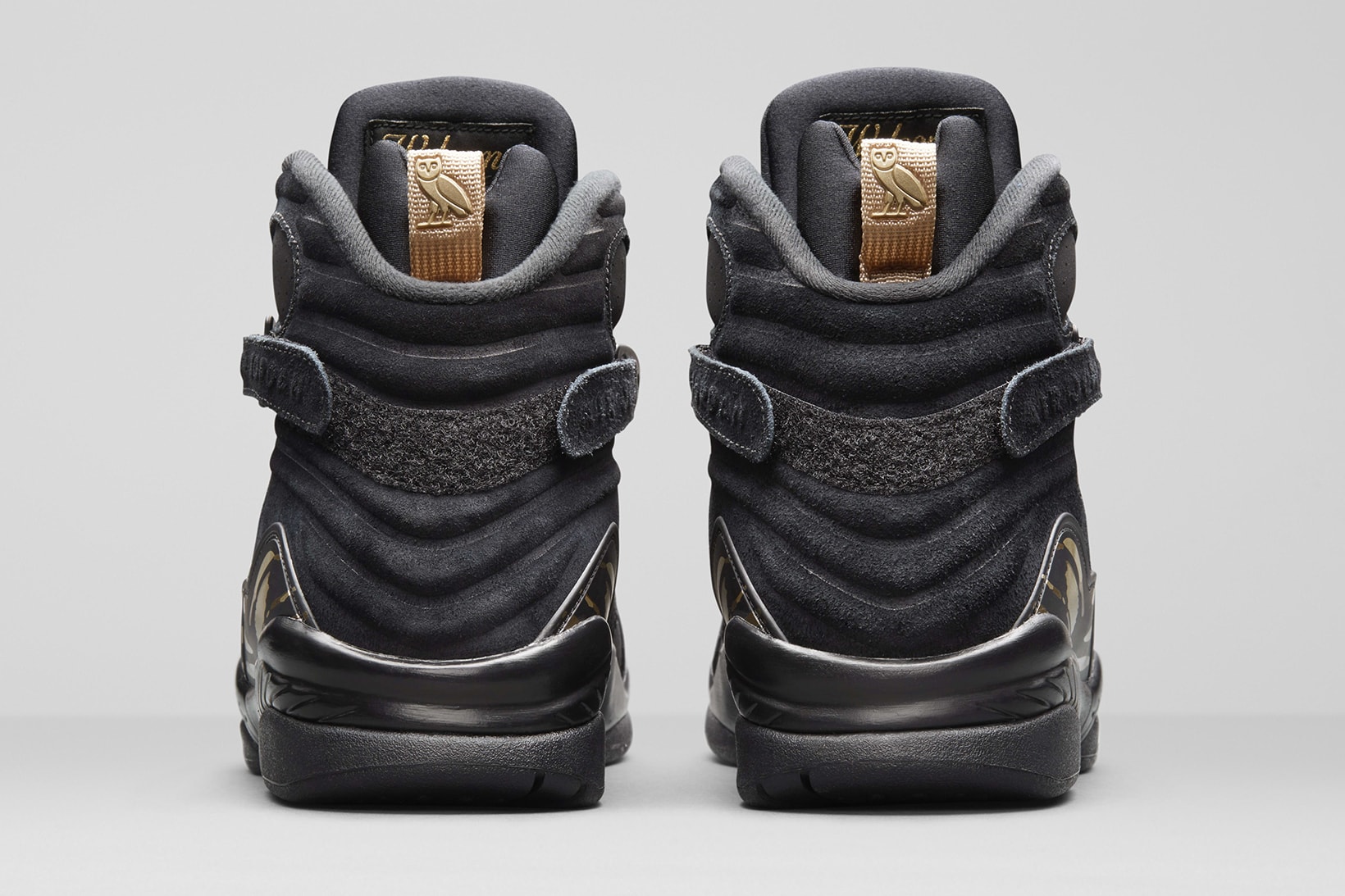 Drake OVO Air Jordan 8 Retro Black and White Sneakers Mens Shoes release info date drops February 16 2018