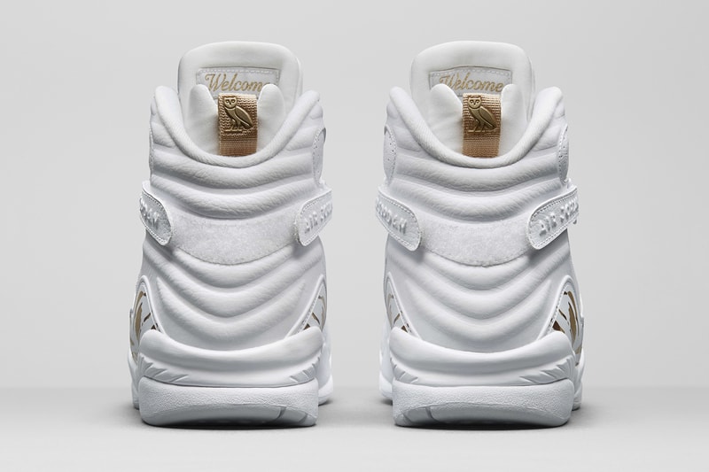 Drake OVO Air Jordan 8 Retro Black and White Sneakers Mens Shoes release info date drops February 16 2018