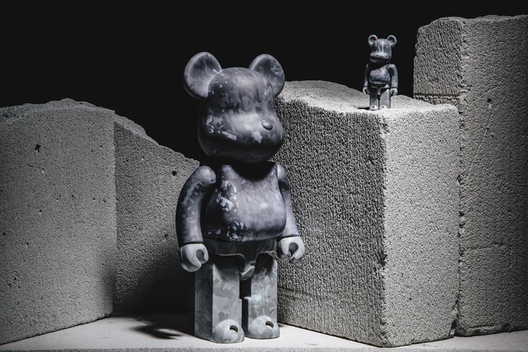 DSPTCH & Medicom Toy Drop a Concrete Pattern BE@RBRICK Set