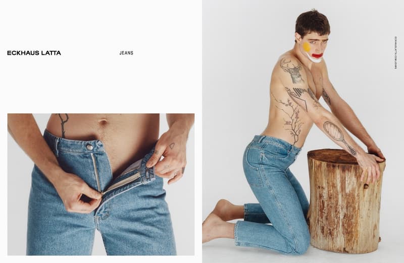 Eckhaus Latta Debut Denim Campaign Mike Eckhaus Zoe Latta Hanna Moon Jeans Lookbooks