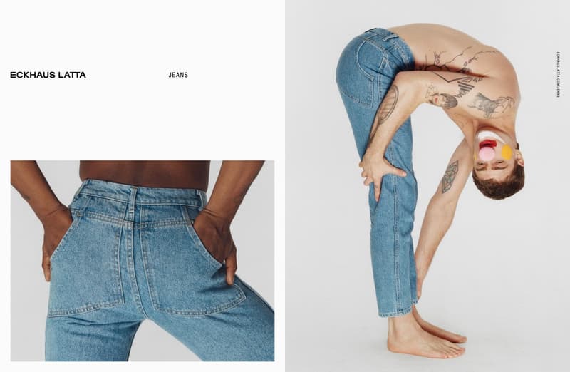 Eckhaus Latta Debut Denim Campaign Mike Eckhaus Zoe Latta Hanna Moon Jeans Lookbooks