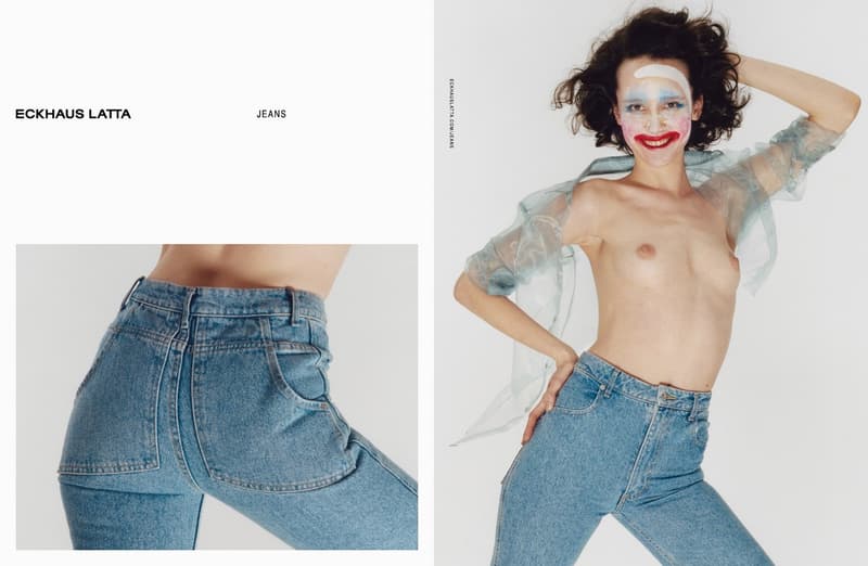 Eckhaus Latta Debut Denim Campaign Mike Eckhaus Zoe Latta Hanna Moon Jeans Lookbooks