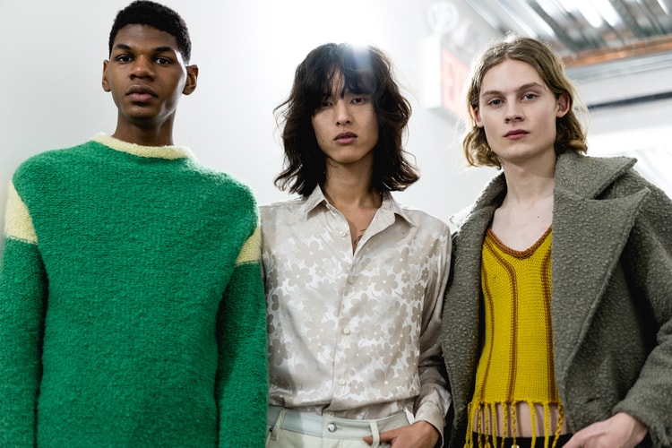 Backstage at Eckhaus Latta's Nonconformist Fall/Winter 2018 Show