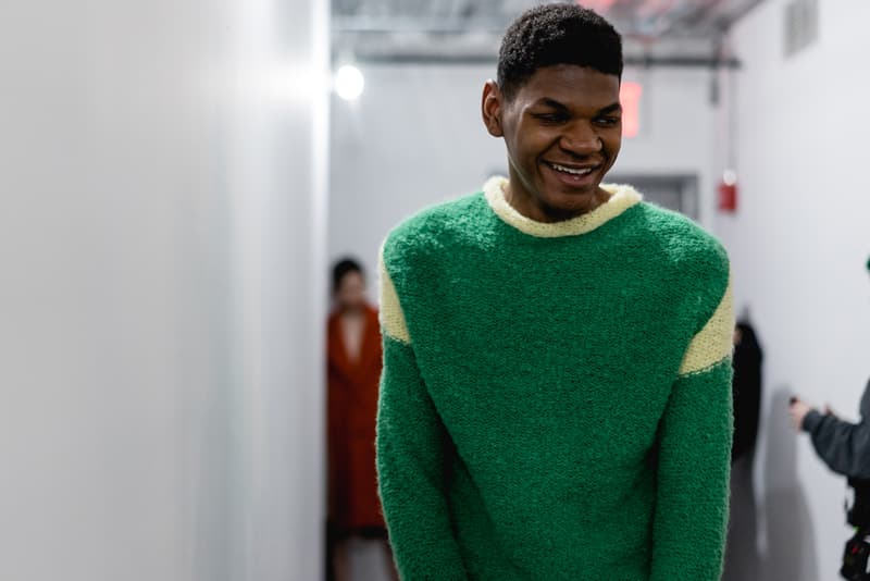 Eckhaus Latta Fall/Winter 2018 Backstage runway Behind the scenes new york fashion week