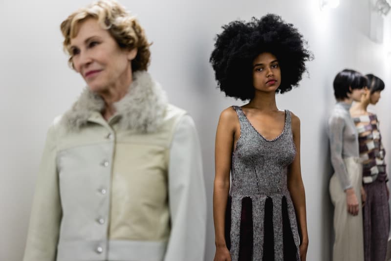 Eckhaus Latta Fall/Winter 2018 Backstage runway Behind the scenes new york fashion week