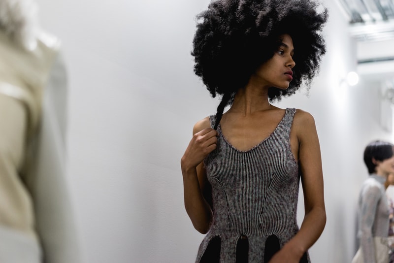 Eckhaus Latta Fall/Winter 2018 Backstage runway Behind the scenes new york fashion week