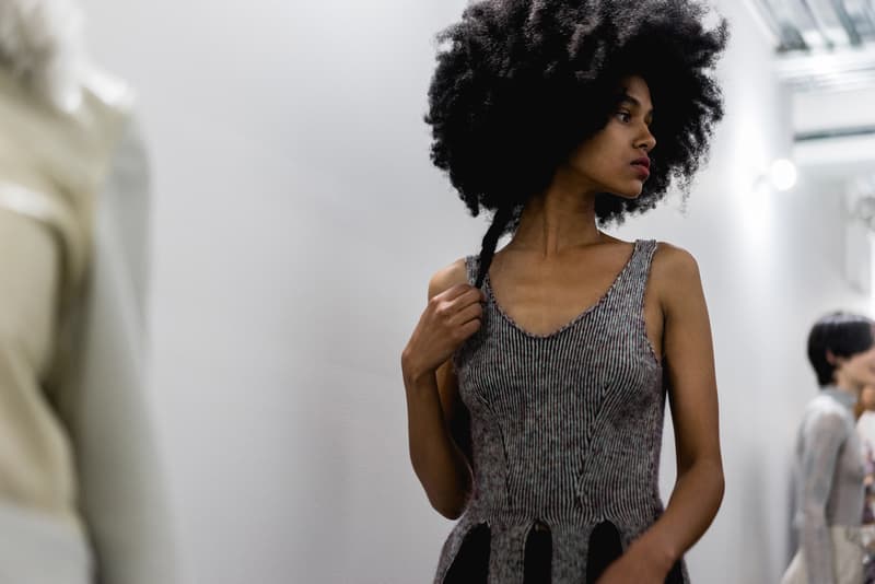 Eckhaus Latta Fall/Winter 2018 Backstage runway Behind the scenes new york fashion week