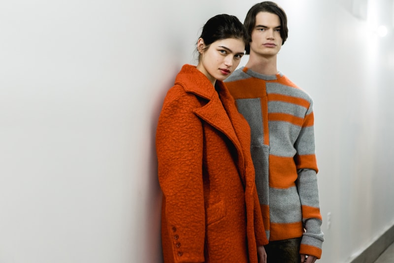 Eckhaus Latta Fall/Winter 2018 Backstage runway Behind the scenes new york fashion week