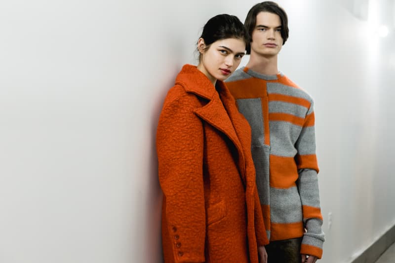 Eckhaus Latta Fall/Winter 2018 Backstage runway Behind the scenes new york fashion week
