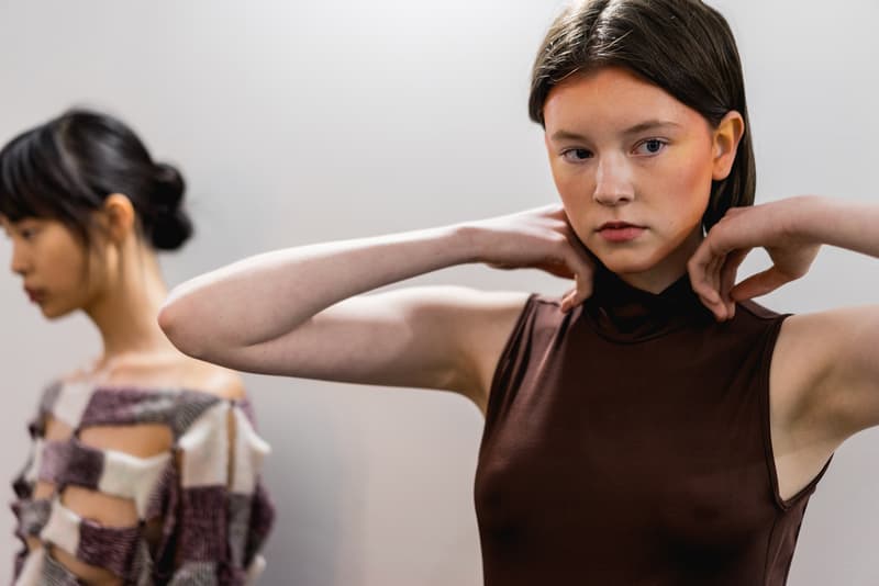 Eckhaus Latta Fall/Winter 2018 Backstage runway Behind the scenes new york fashion week