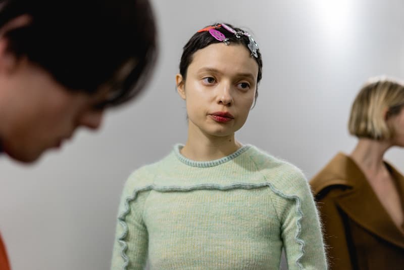 Eckhaus Latta Fall/Winter 2018 Backstage runway Behind the scenes new york fashion week
