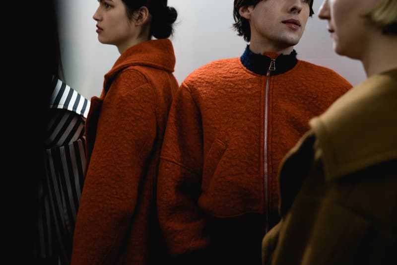 Eckhaus Latta Fall/Winter 2018 Backstage runway Behind the scenes new york fashion week