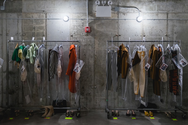 Eckhaus Latta Fall/Winter 2018 Backstage runway Behind the scenes new york fashion week