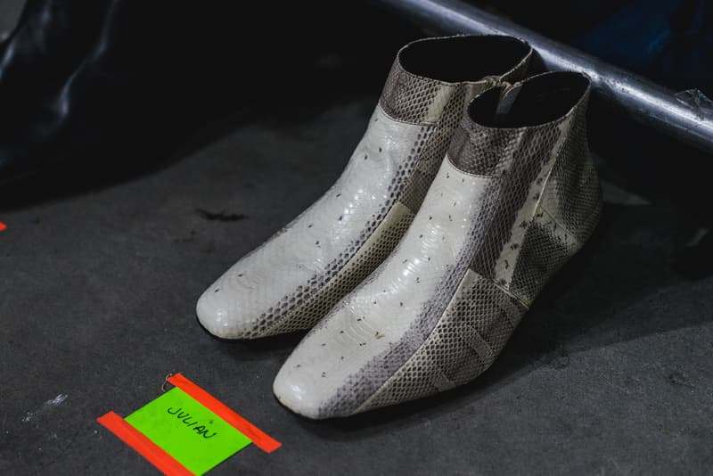 Eckhaus Latta Fall/Winter 2018 Backstage runway Behind the scenes new york fashion week