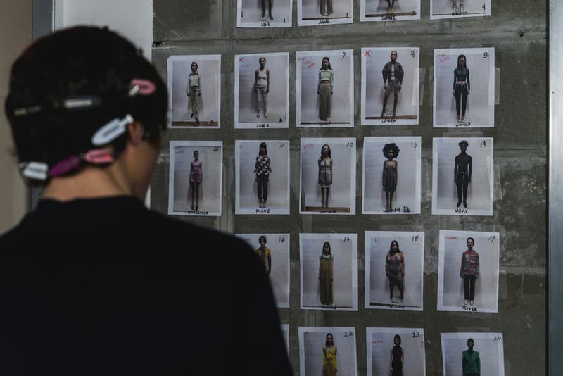 Eckhaus Latta Fall/Winter 2018 Backstage runway Behind the scenes new york fashion week