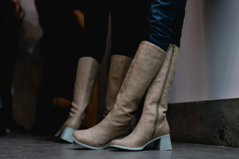 Eckhaus Latta Fall/Winter 2018 Backstage runway Behind the scenes new york fashion week