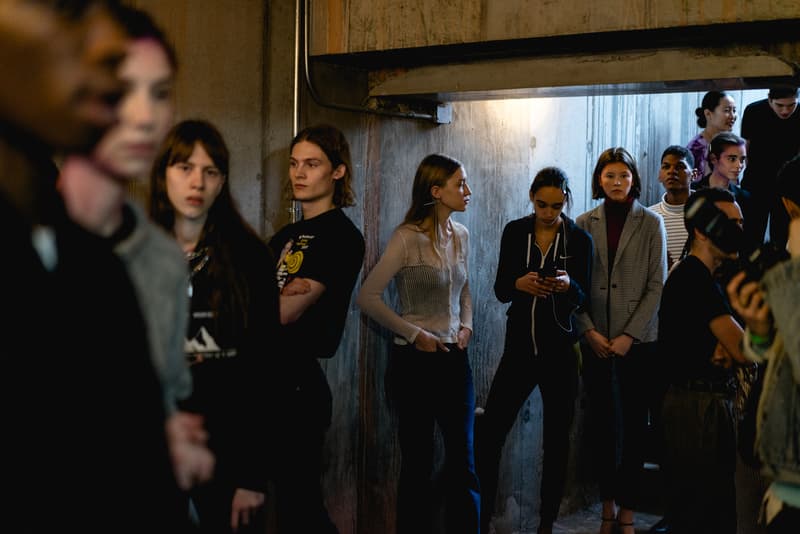 Eckhaus Latta Fall/Winter 2018 Backstage runway Behind the scenes new york fashion week
