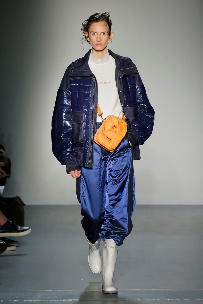 Feng Chen Wang Fall/Winter 2018 New York Fashion Week Men's Collection Runway Jordan Brand Air Jordan 1