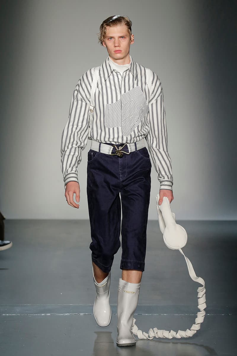 Feng Chen Wang Fall/Winter 2018 New York Fashion Week Men's Collection Runway Jordan Brand Air Jordan 1