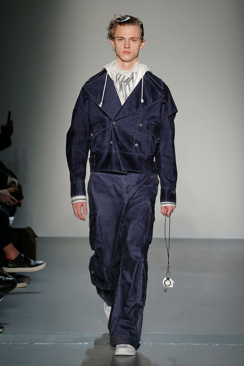 Feng Chen Wang Fall/Winter 2018 New York Fashion Week Men's Collection Runway Jordan Brand Air Jordan 1