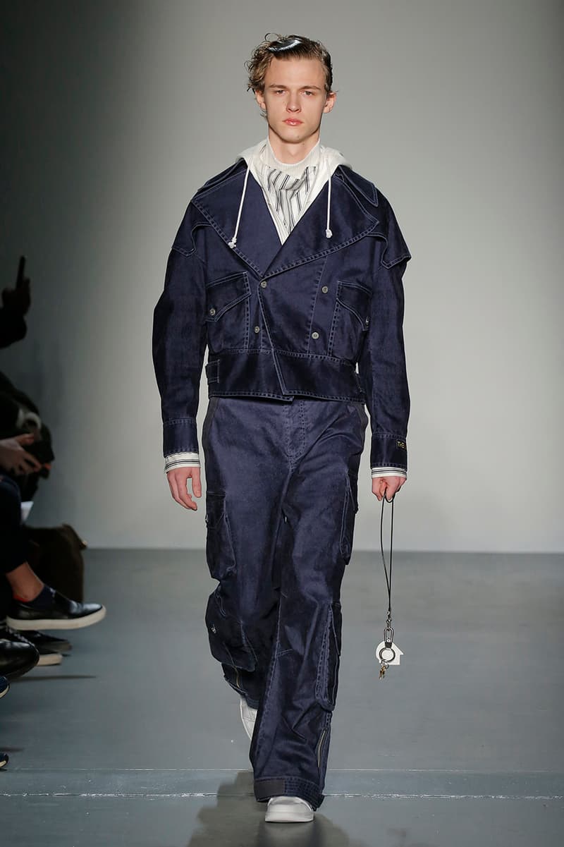 Feng Chen Wang Fall/Winter 2018 New York Fashion Week Men's Collection Runway Jordan Brand Air Jordan 1