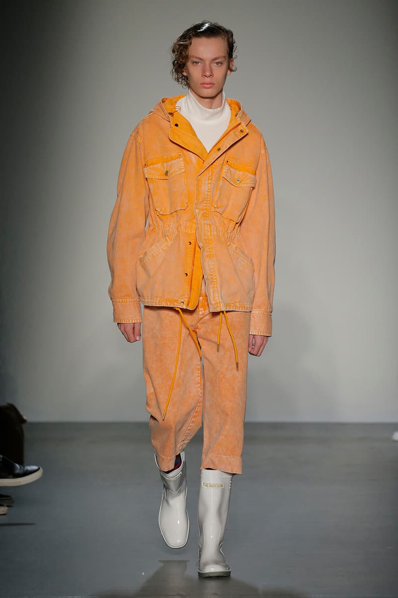 Feng Chen Wang Fall/Winter 2018 New York Fashion Week Men's Collection Runway Jordan Brand Air Jordan 1