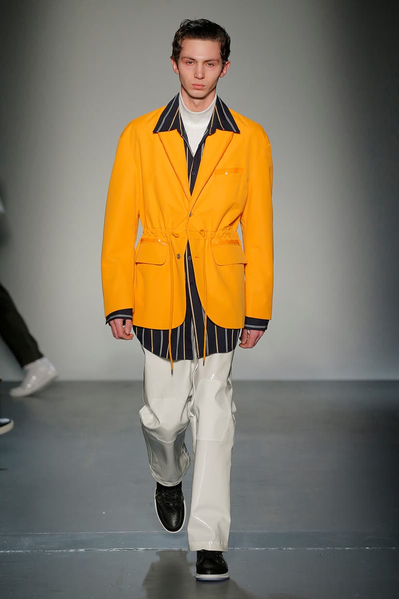 Feng Chen Wang Fall/Winter 2018 New York Fashion Week Men's Collection Runway Jordan Brand Air Jordan 1