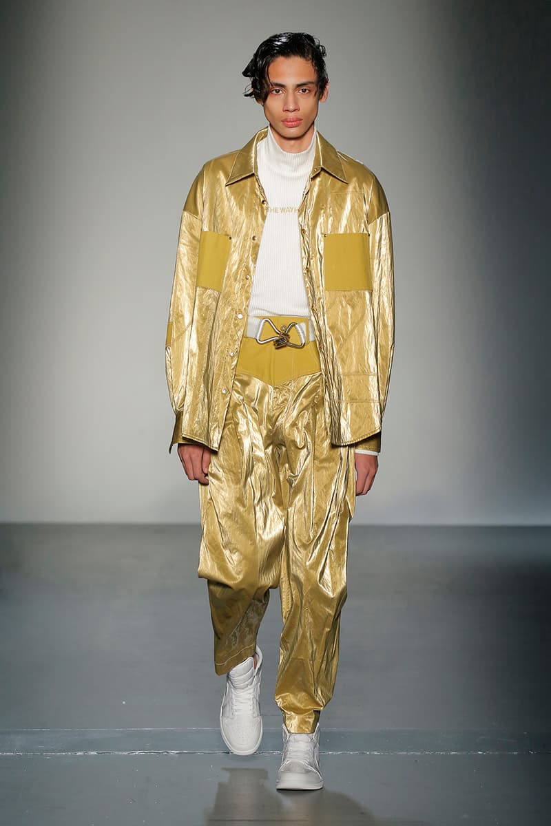 Feng Chen Wang Fall/Winter 2018 New York Fashion Week Men's Collection Runway Jordan Brand Air Jordan 1