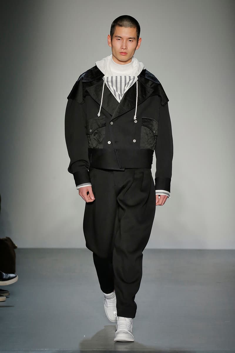 Feng Chen Wang Fall/Winter 2018 New York Fashion Week Men's Collection Runway Jordan Brand Air Jordan 1