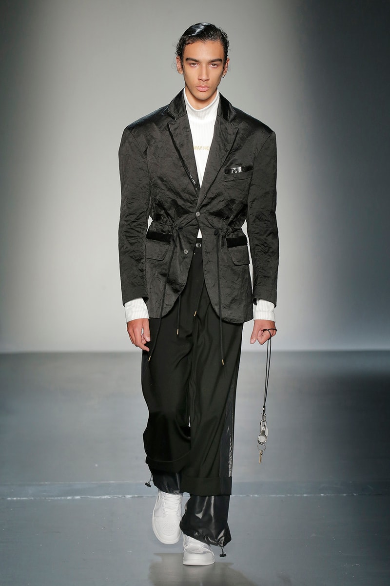 Feng Chen Wang Fall/Winter 2018 New York Fashion Week Men's Collection Runway Jordan Brand Air Jordan 1