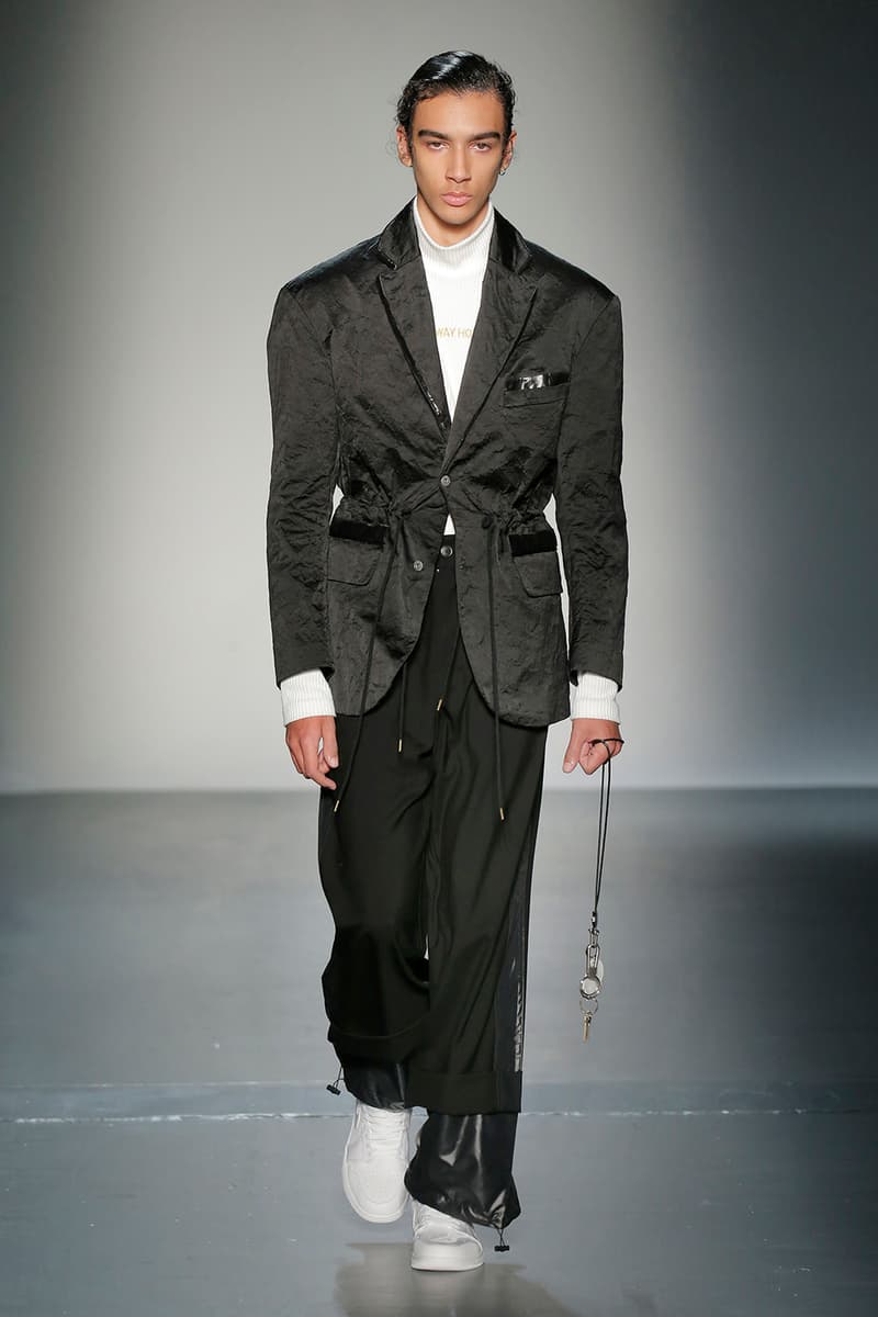 Feng Chen Wang Fall/Winter 2018 New York Fashion Week Men's Collection Runway Jordan Brand Air Jordan 1