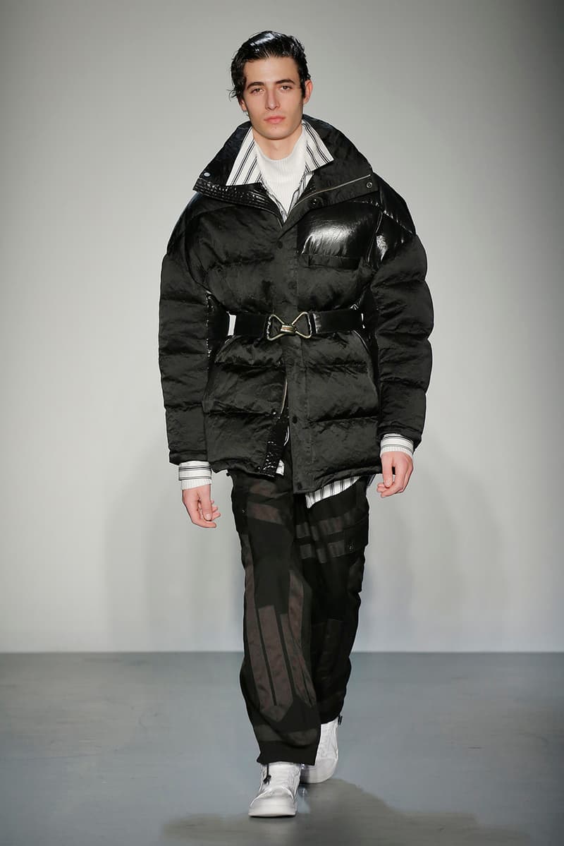 Feng Chen Wang Fall/Winter 2018 New York Fashion Week Men's Collection Runway Jordan Brand Air Jordan 1