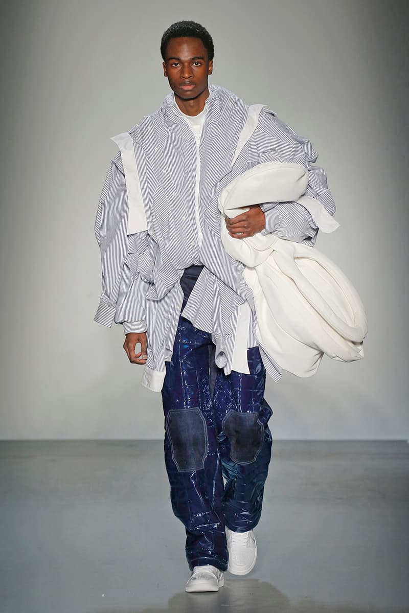 Feng Chen Wang Fall/Winter 2018 New York Fashion Week Men's Collection Runway Jordan Brand Air Jordan 1