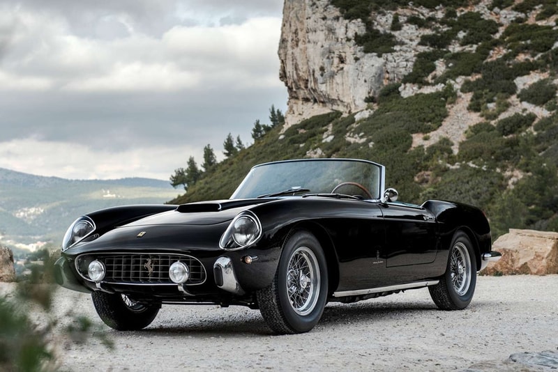 Ferrari 250 GT Convertible 9 Million Euros Auction Rare Vintage Car 1958 Model