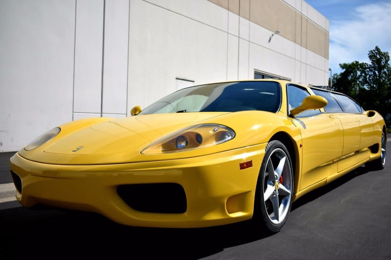 This Ferrari 360 Stretch Limo Failed to Sell