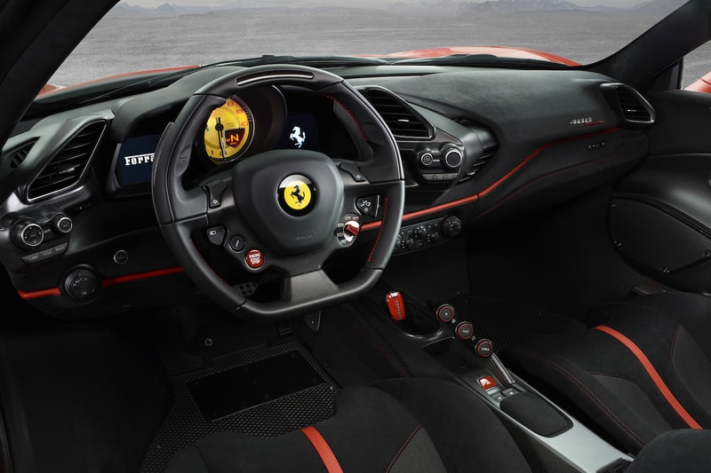 Ferrari 488 Pista car red 2018 sportscar sports hypercar supercar Geneva Motor Show